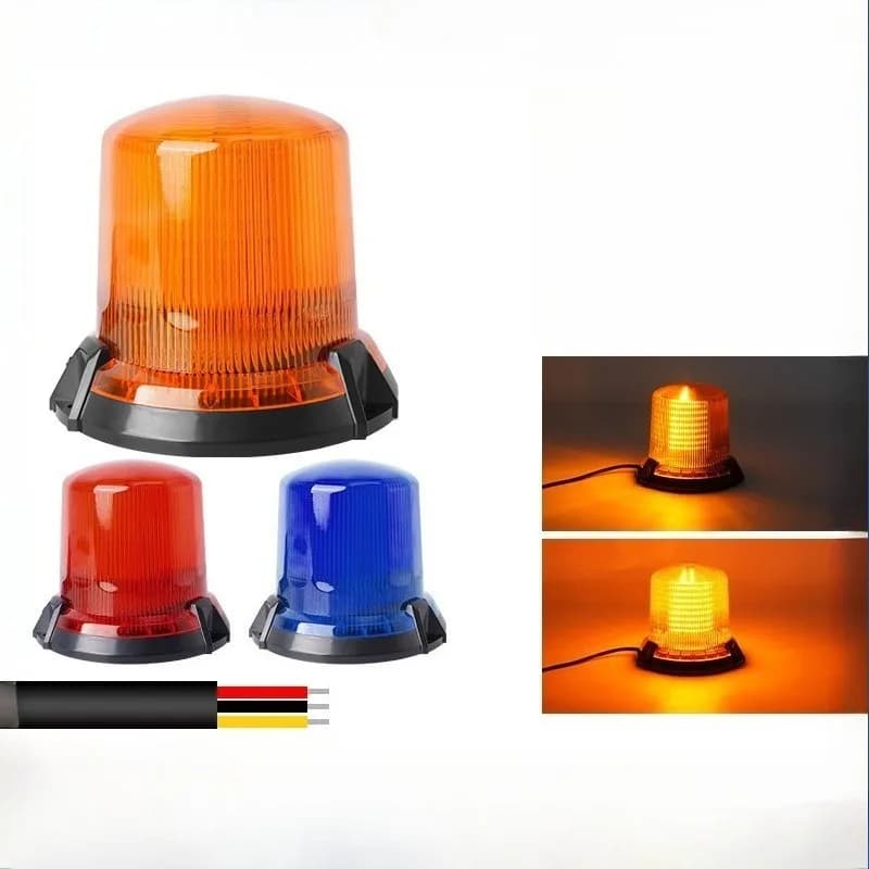 Per auto Traffico Luce stroboscopica di emergenza Flash rotante Avvertimento Lampada di segnalazione a LED per la sicurezza notturna dei veicoli di ingegneria