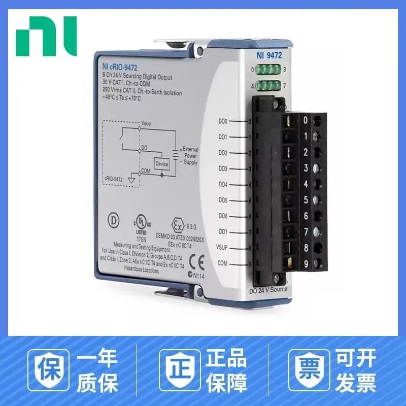 2025 Modulo digitale americano NI 9472, scheda di acquisizione 779137-01 8 canali 24 V