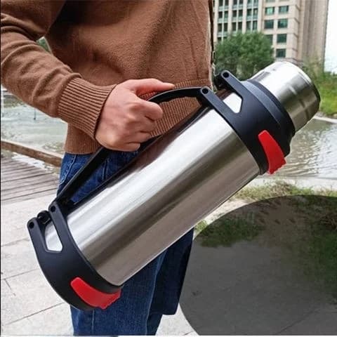 Large Capacity 304 Stainless Steel Insulated Water Bottle Outdoor Car Male Female Home Use Warm Water Bottle Unisex Design