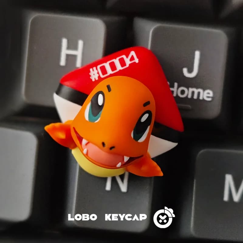 Serie Pokémon: Tasti Decorativi Bulbasaur, Squirtle, Pikachu, Charmander per Tastiera Meccanica, Accessori e Regali
