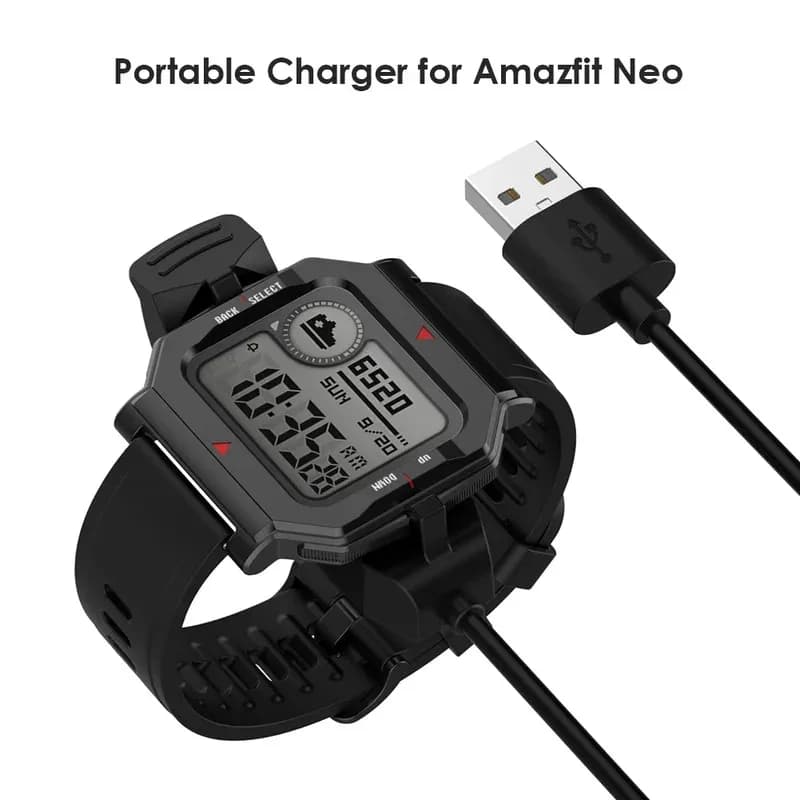 Dispositivo di ricarica portatile per Huami Amazfit Neo A2001 Smart Watch Dock adattatore per caricabatterie magnetico USB veloce