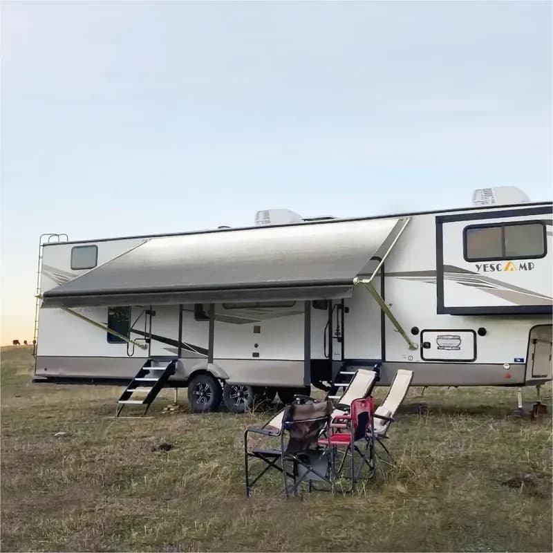 Awnlux Manual Control Economical Awning for Camping and Caravan for Outdoor Use