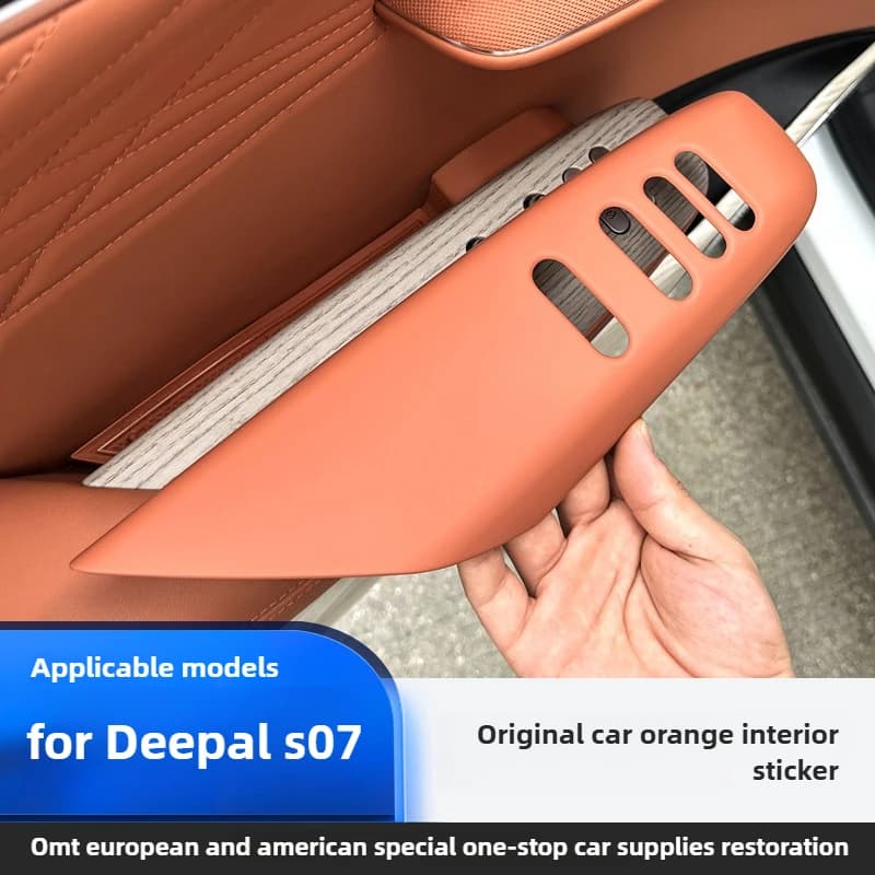 Per Changan Deepal S07/S7 Finestra di Automobile Interruttore Sul Pannello di Rivestimento Adesivi ABS Finestra Pulsante di Controllo Copertura Protettiva Decorazione Auto