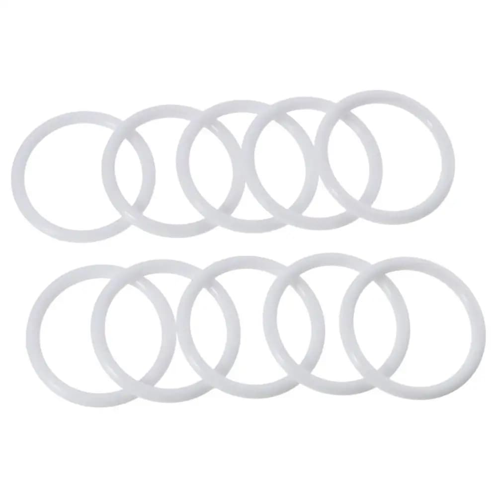 30pcs 60mm White Rings Hoops White Dreamcatcher Macrame Rings Circle Round Dreamcatcher Rings Hoops for DIY Art Crafts