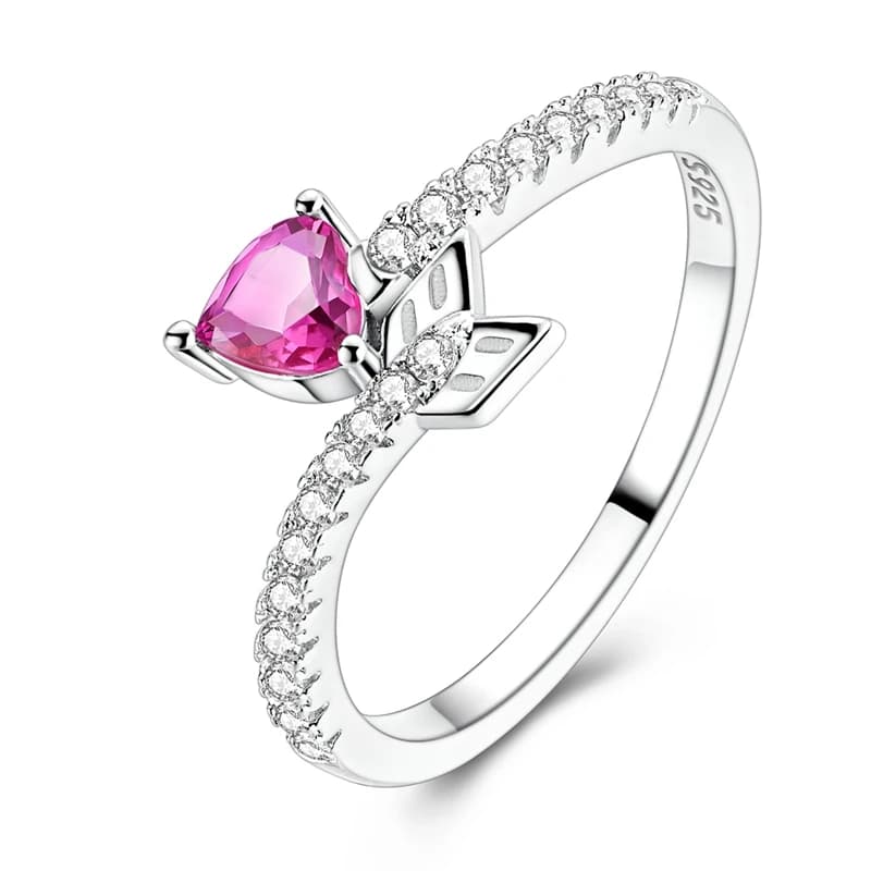 Anelli originali con freccia Eros scintillanti in argento sterling 925 per gioielli da donna e ragazza, regali di anniversario di compleanno