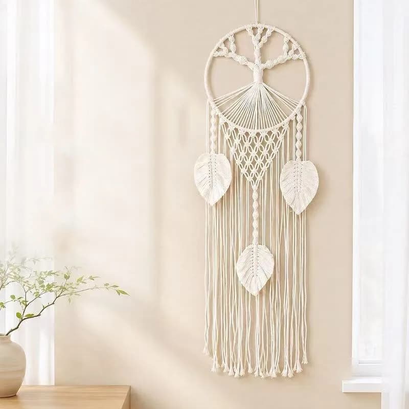 Macrame Dream Catcher Nordic Life Tree Wall Tapestry Ramadan Decoration Home Eid Room Decoration Bohemian Wall Hanging Pendant
