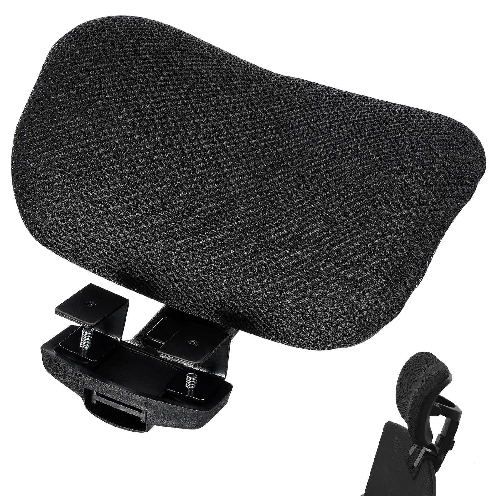 Cuscino Poggiatesta per Sedia da Ufficio, Supporto per Collo Regolabile e Rimovibile, Cuscino per la Testa in Tessuto a Rete Traspirante, Ergonomico per il Lavoro
