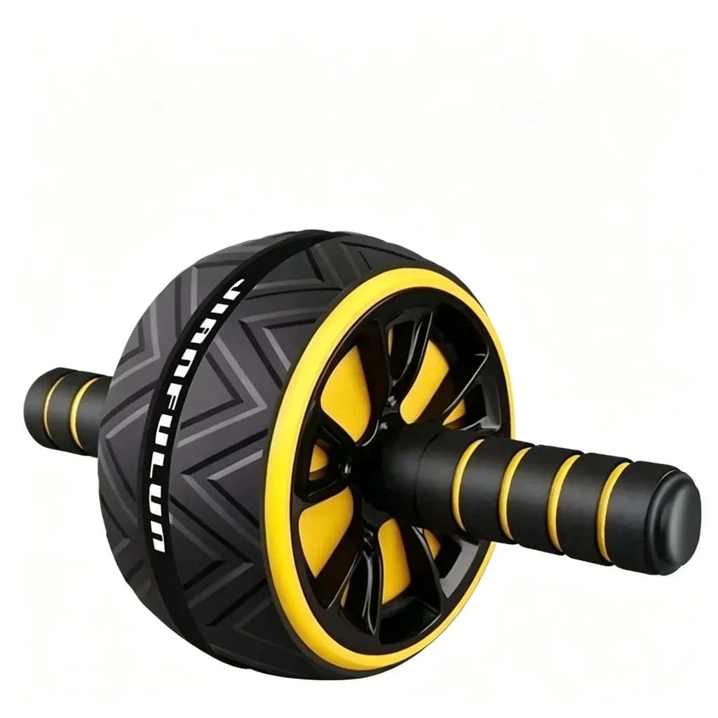 Dual-Wheel Silent Ab Roller Abdominal Wheel Fitness Equipment for Men Women Home Gym Workout
