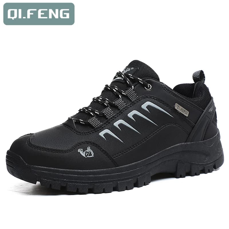 Nuovo arrivo Classics Style Men scarpe da Trekking Lace Up donna calzature sportive nero Outdoor Jogging Trekking Sneakers per uomo