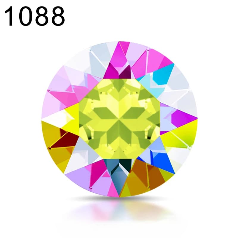 (All'ingrosso) 1 scatola di fabbrica 1088 XIRIUS Chaton Cristalli originali dall'Austria Confezione di perline per la creazione di gioielli Nail Arts