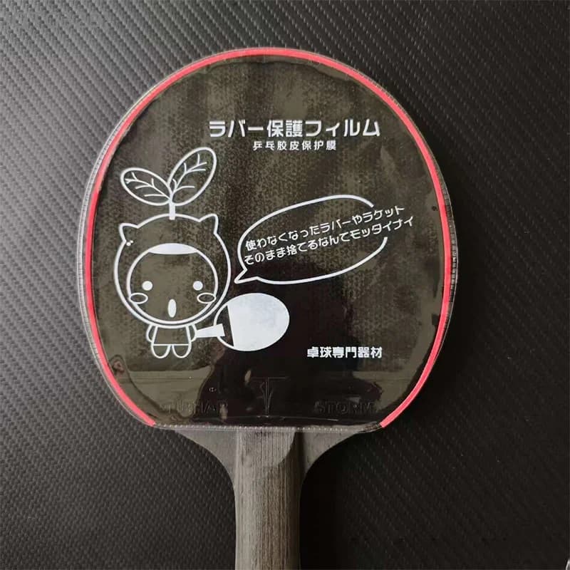 diJa di Transparent protective film for ping pong rubber - 10 pieces, maintenance tool for ping pong rack