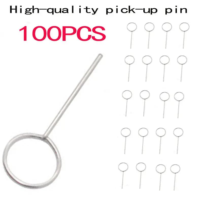 100 pz Espulsione Sim Card Espulsore Strumento Pick-up Spille Universale Vassoio di Rimozione Del Telefono Mobile per Abrir Per IPhone 13 Xiaomi Samsung huawei