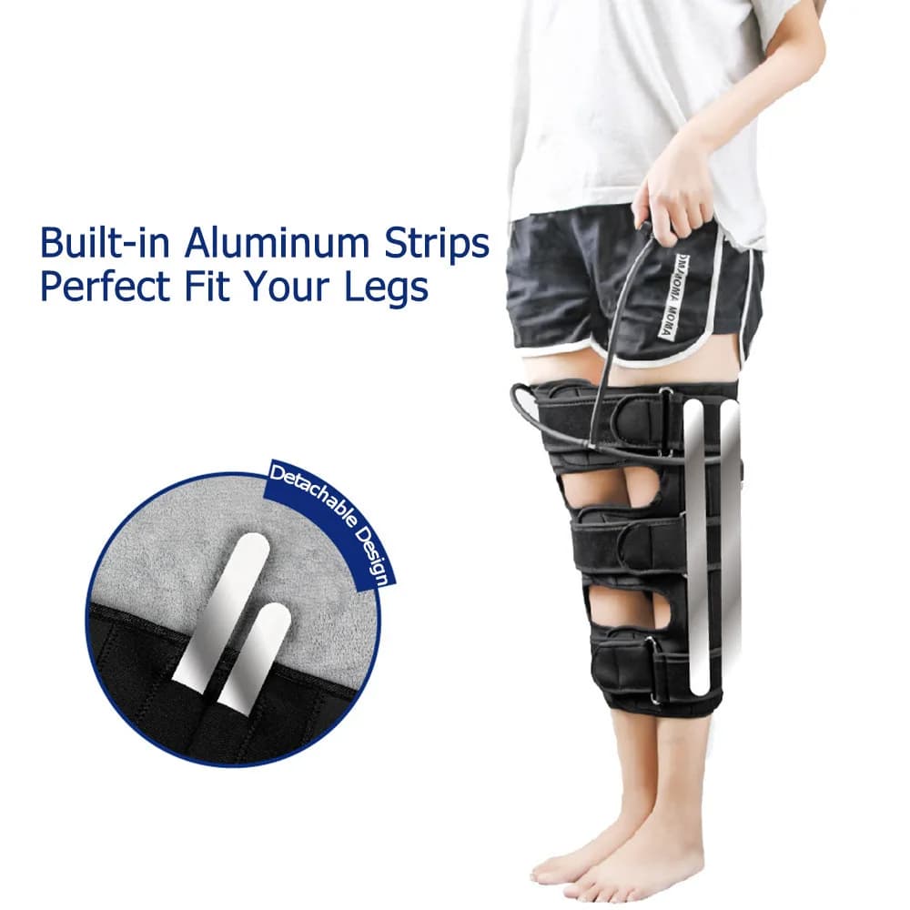 Ortesi Efficace Raddrizzamento Correttore di Postura Adulti Valgum Fascia per la Correzione del Ginocchio Gambe Incorporate O/X