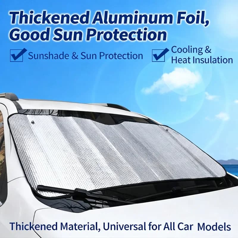 Parasole per auto, protezione solare, isolamento termico, tendina parasole, parasole per parabrezza anteriore, parasole per finestrini auto
