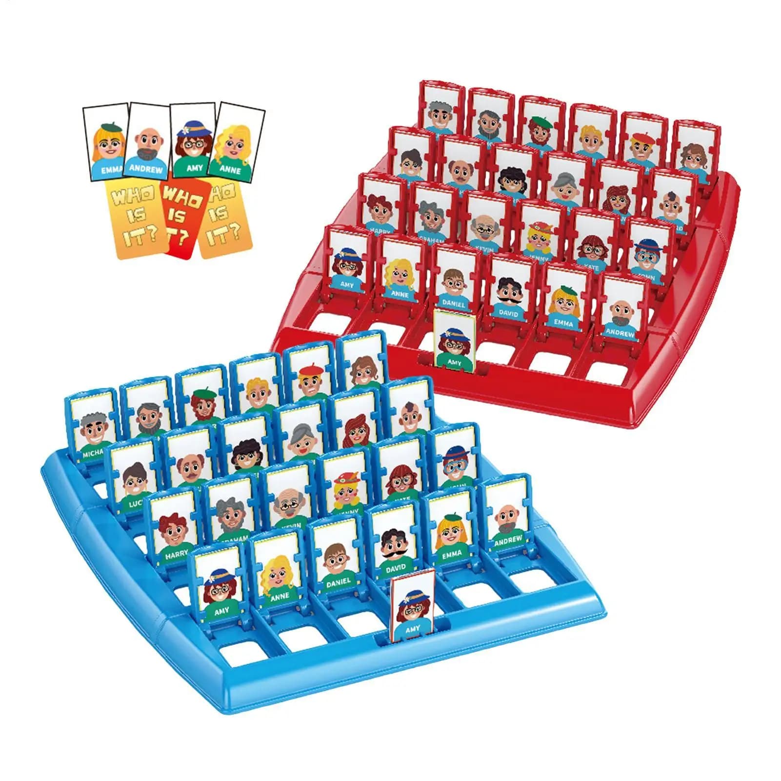 Gioco da Tavolo 'Indovina Chi Sono' Giocattolo per Interazione Genitore-Figlio Ragionamento Logico Puzzle per Bambini 'Indovina Me' Scacchiera del Mio Personaggio