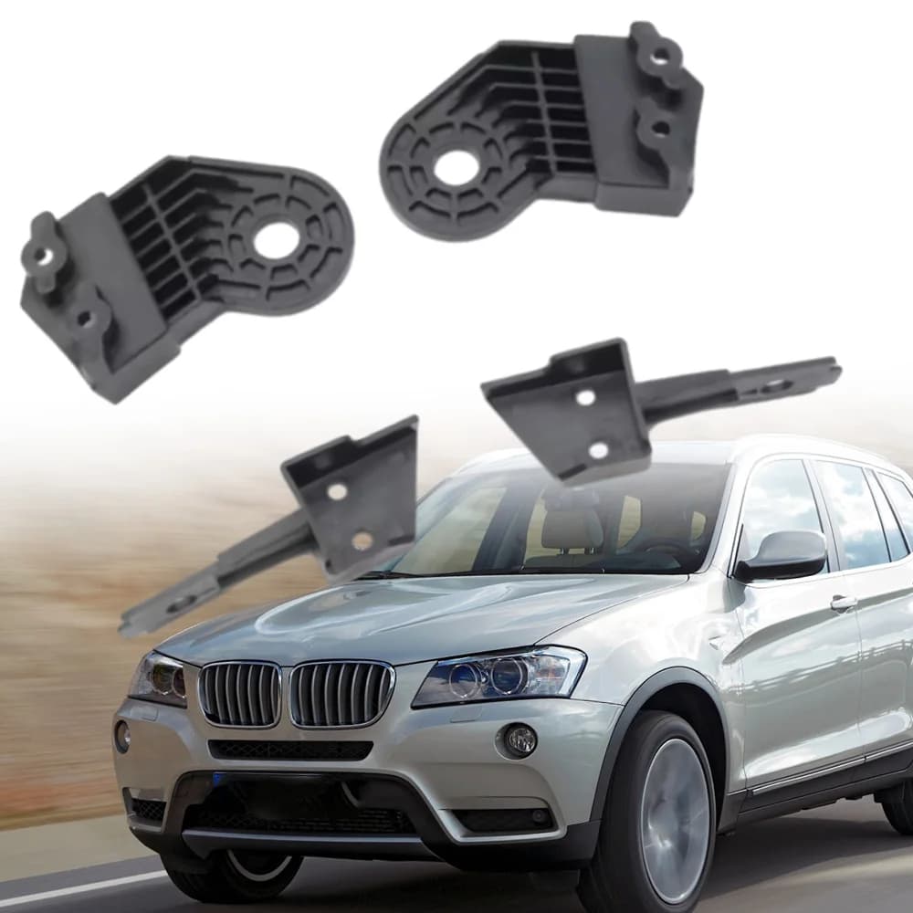 Kit di Riparazione Fari per BMW X3 F25 2011 2012 2013, Staffa Fissa per Fari, Angoli di Fissaggio 63117401167 63117401168 in Plastica