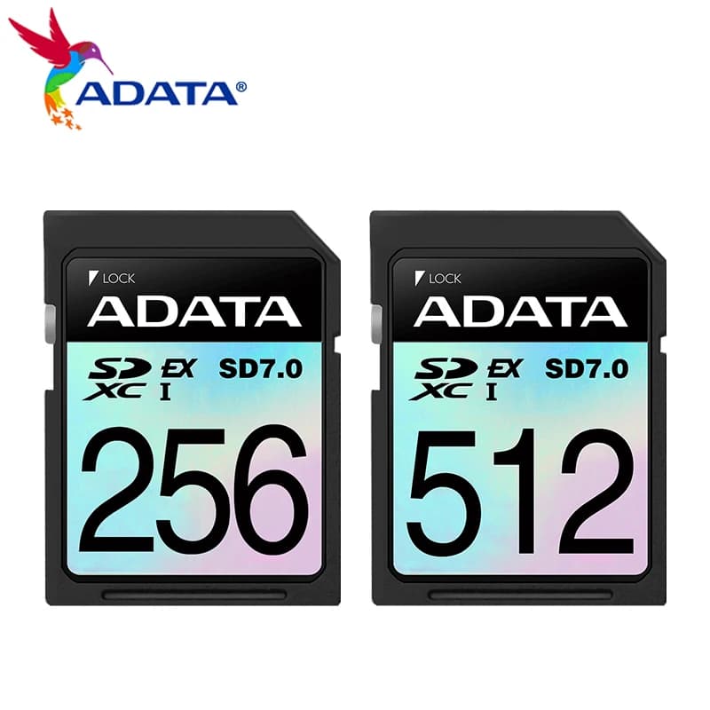 ADATA Premier Extreme SDXC SD 7.0 Express Card V30 Up To 800MB/S Read Speed High compacities Memory Card 256GB 512GB Secure