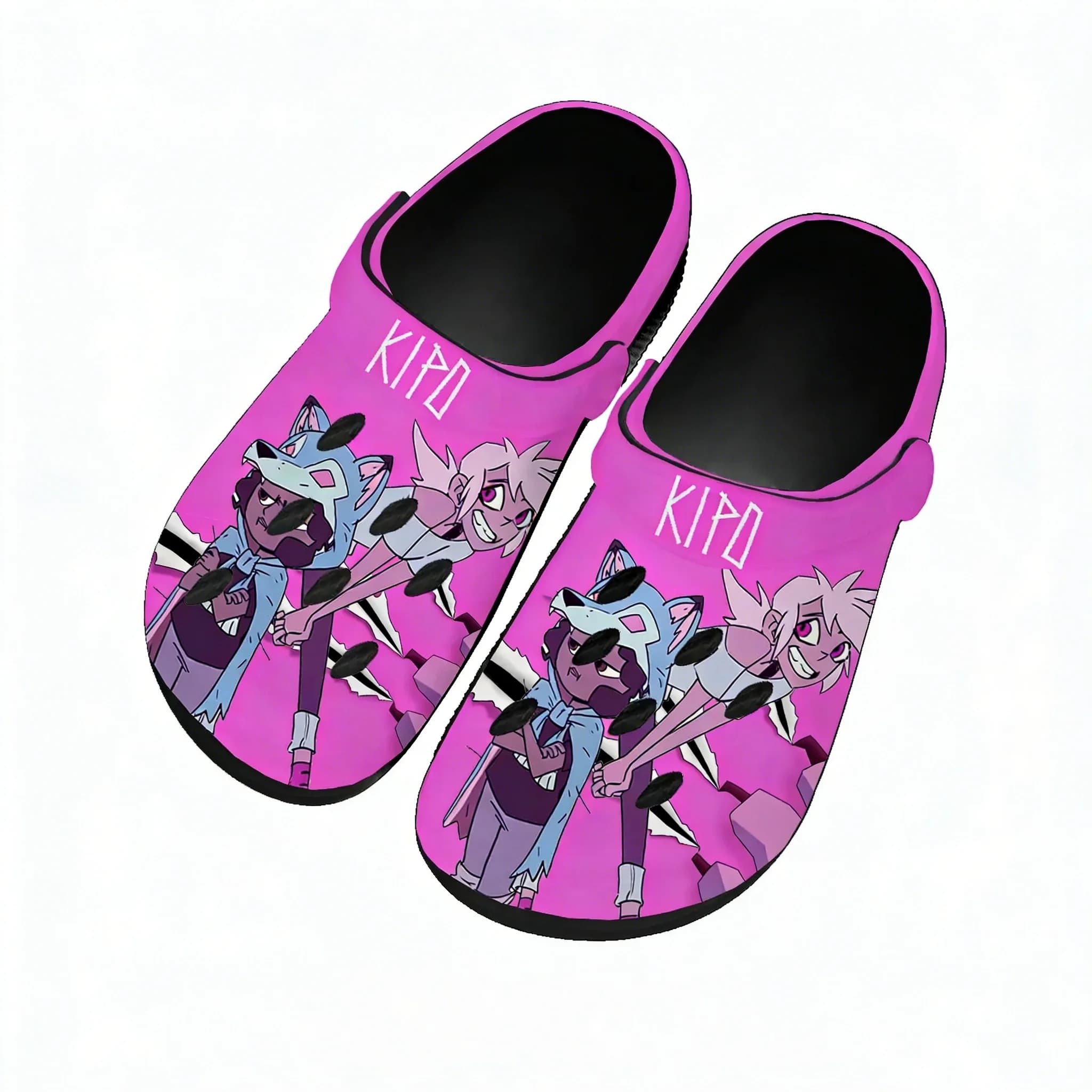 Kipo and the Age of Wonderbeasts Water Shoes Mens Womens Home Garden Clogs Customizd Sandals Beach Breathable Hole Slippers