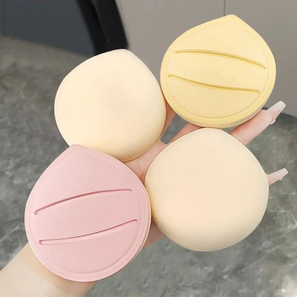 1 pcs Cosmetic Sponge in Cotton Soft Portable for Bottom and Corrector, Usable in Dry or Bagnate, Makeup Tool