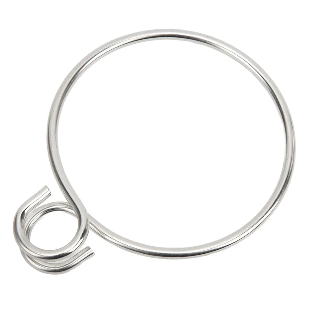 6mm Marine Anchor Ring 304 Stainless Steel Silver Anchor Retrieval System Boat Retrieval Ring Watercraft Application