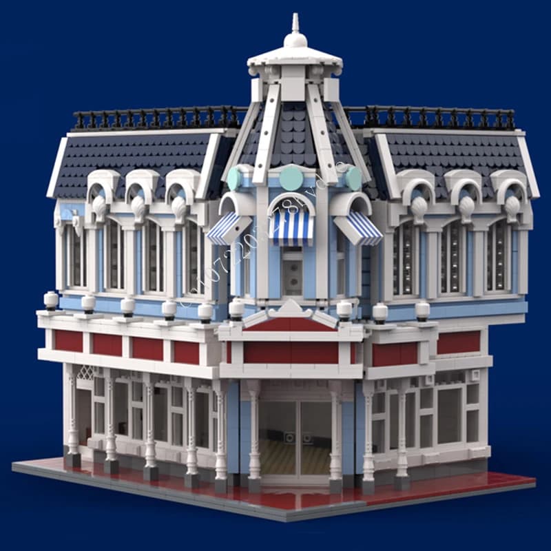 2947PCS Magic Kingdom Corner Emporium MOC streetview Puzzle Architettura Creativo Compleanno Regali di Natale Giocattoli per bambini Età