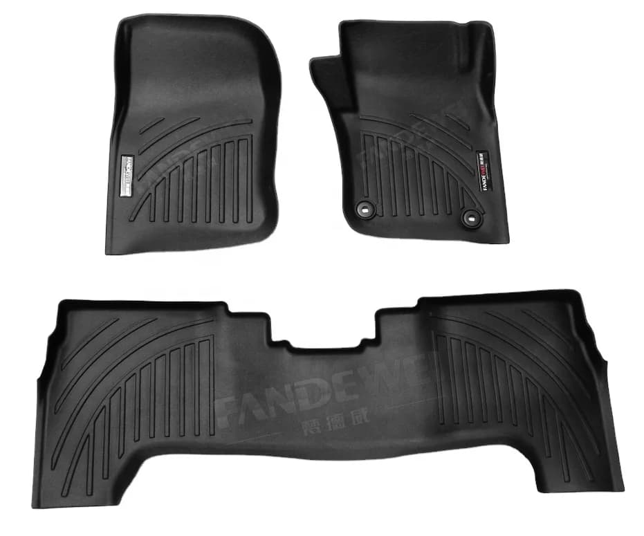 Tappetini per auto 3D Tappetini per auto Tappeto di lusso Facile da pulire Creatori antiscivolo Fodere personalizzate per tutte le stagioni TOYOTA LC76 RHD