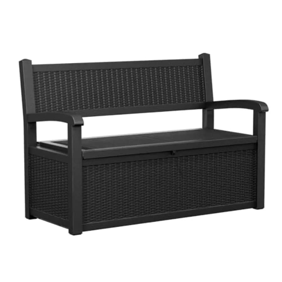 80 Gallon Exterior with Stool, Waterproof and Envelopeable, for Patio, Garden, Portico, Tools and Objects Various