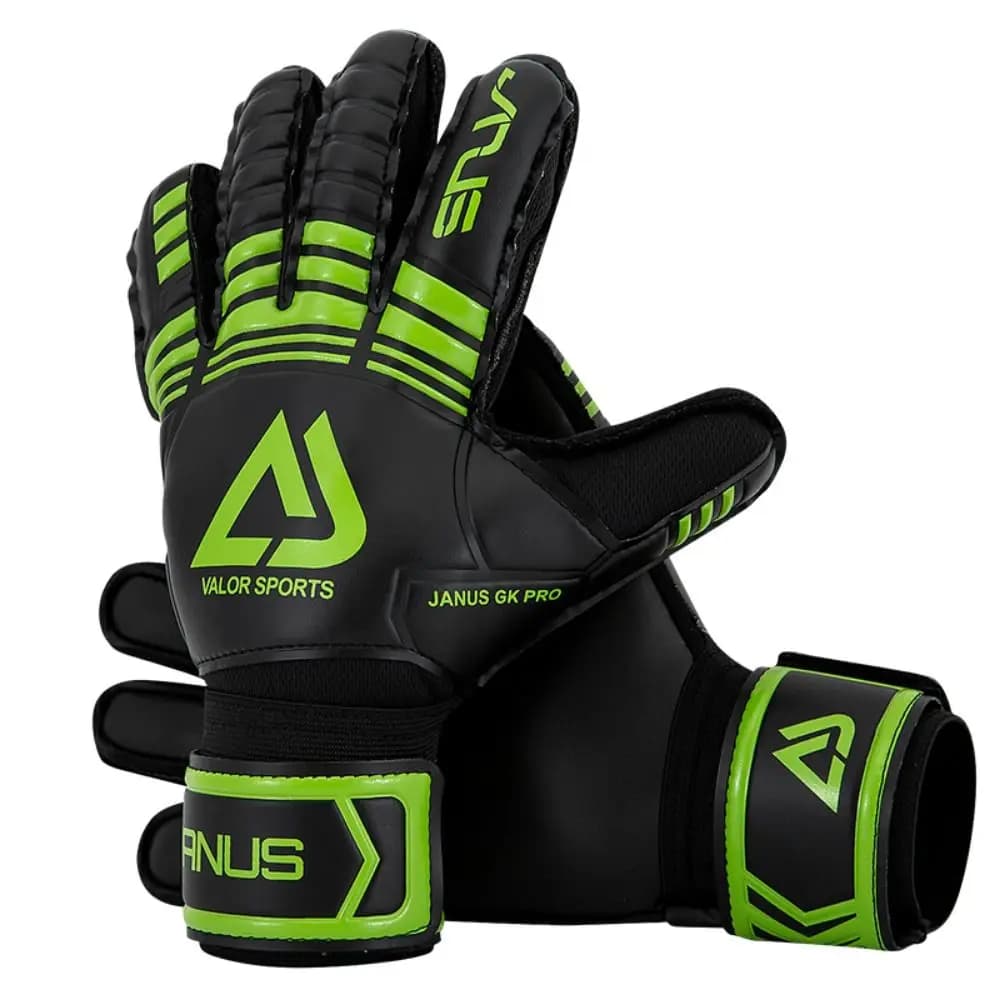 Guanti da Portiere con Protezione per le Dita, Antiscivolo, Resistenti, Guanti da Calcio in Lattice Spesso per Esterni