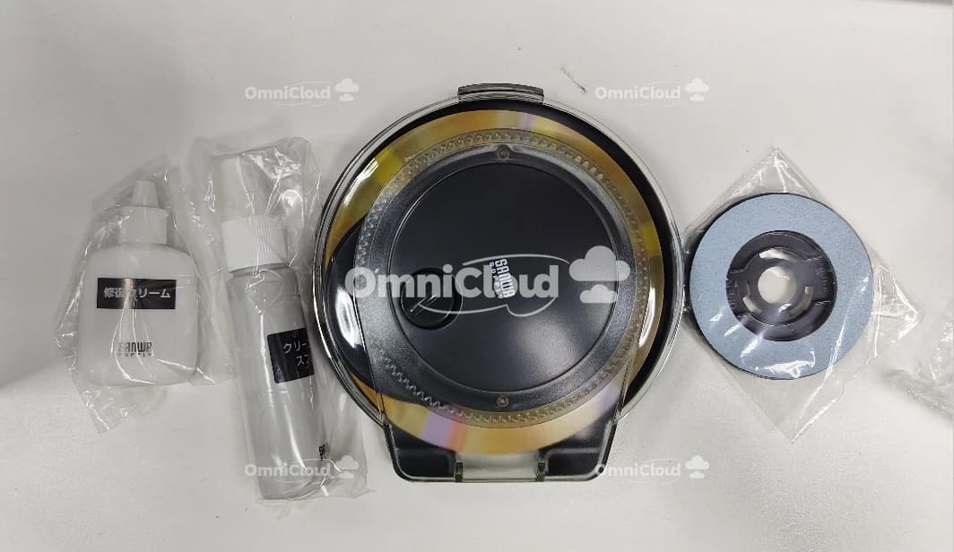 Macchina per la riparazione del CD Disco per CD Apparecchio per la riparazione di Kras Set per il recupero dei dati del DVD Reinigingsvloeistof Detergente per strumenti per pasta