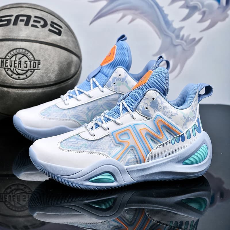 Scarpe da Basket Basse Resistenti all'Usura, Pratiche, Antiscivolo, Ammortizzate, Sneakers per Allenamento Sportivo all'Aperto, Scarpe Atletiche per Uomo e Donna