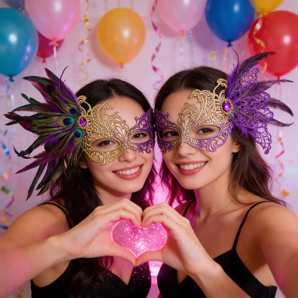 Colorless feather Venice Carnival Half-face lace mask Mask for sexy eyes Halloween Masquerade Performance Party Puntelli Cosplay