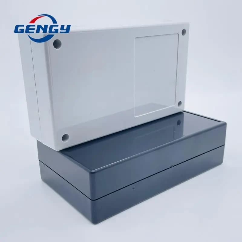 Custodia per custodia scatola di plastica 140x82x38mm progetto di circuito elettronico scatole di giunzione per cavi fai da te 1 pz senza viti