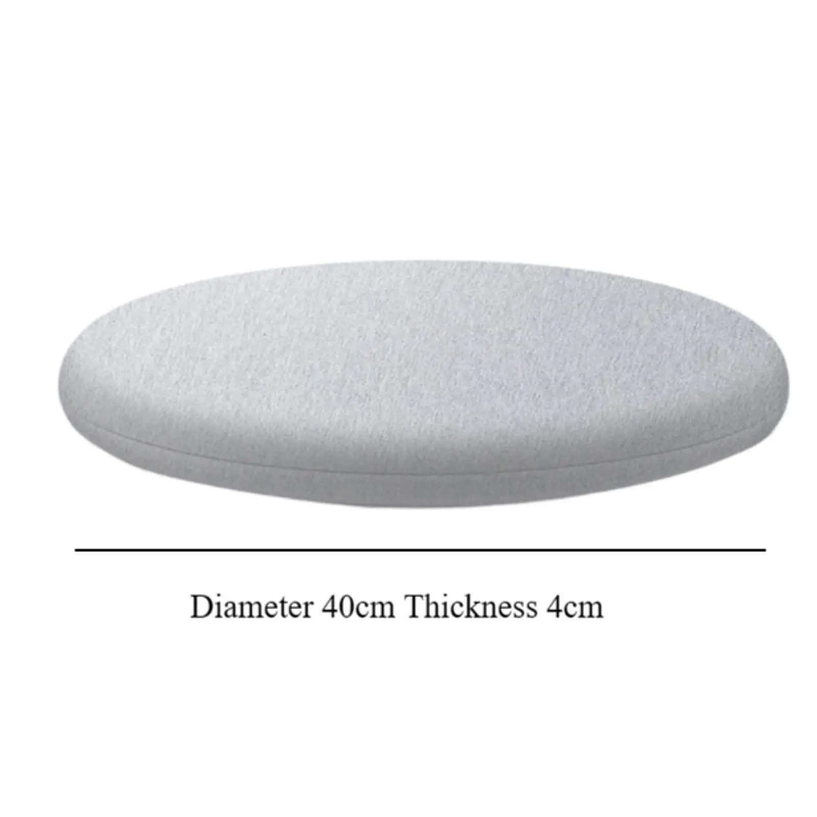 Round Seat Pad Memory Foam Cushion for Dining Chair Soft Padded Detachable Tatami Floor Cushion for Home Living Room Meditation