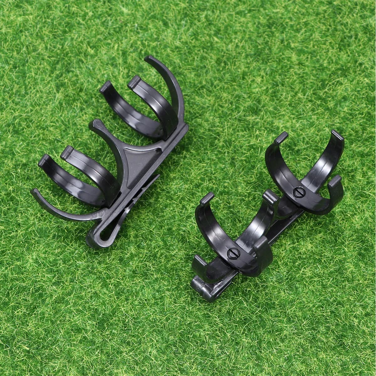 2Pcs Golf Ball Retriever Clip Set for Lovers Premium Material Rotatable Belt Clip Portable Training Aid for Golf Enthusiasts