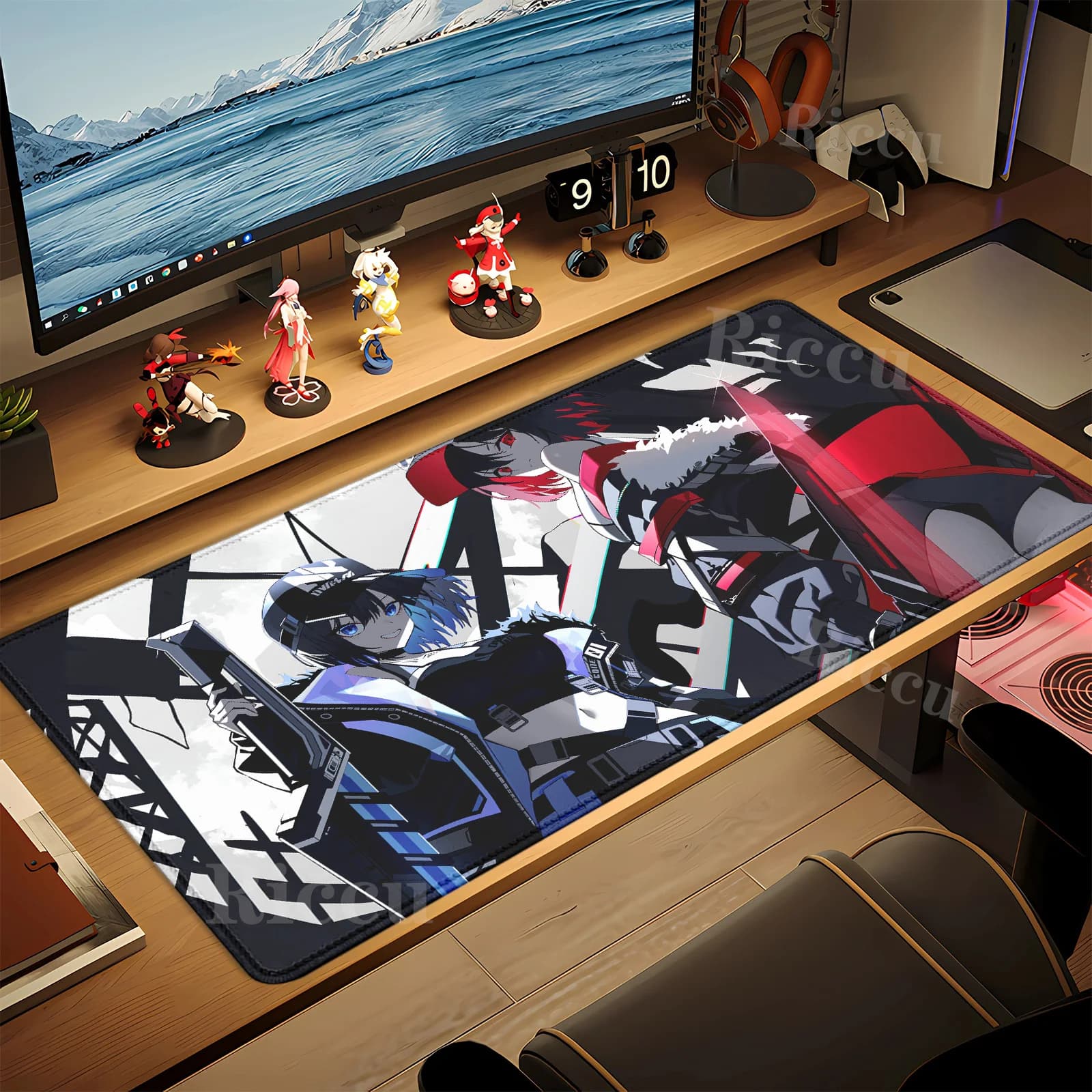 Tappetino per mouse Black Survival Eternal Return Accessori da gioco di grandi dimensioni Tappetino per mouse Tastiera XXL Tappetino per scrivania Gamer Computer teclado mousepad