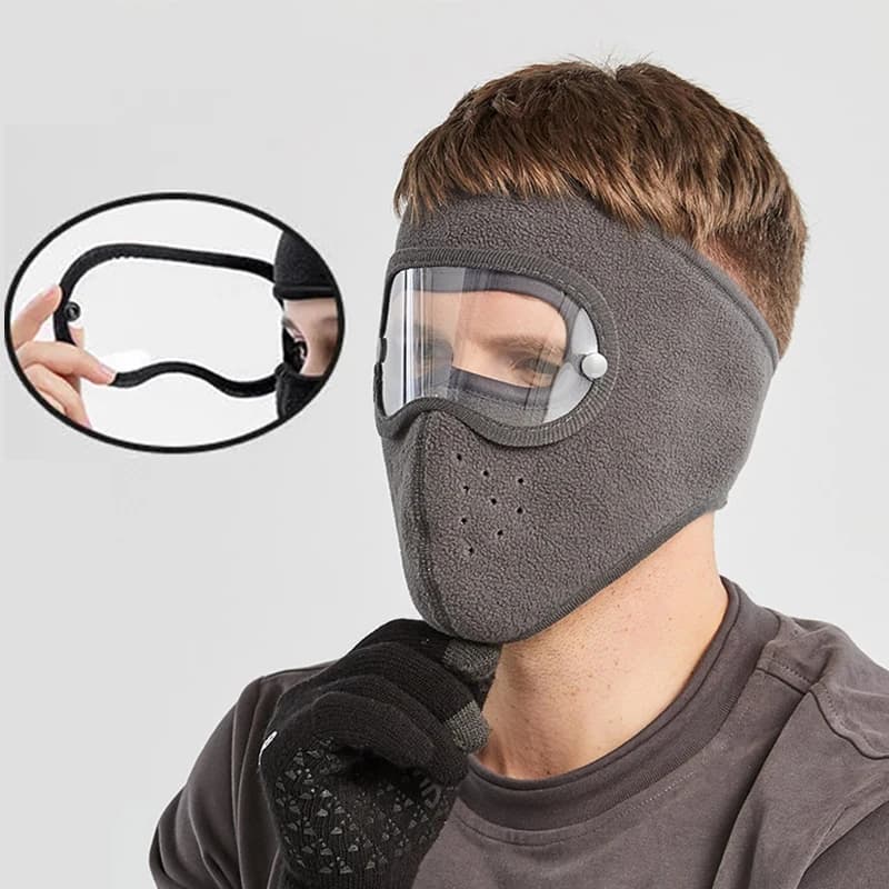 Maschera da ciclismo a pieno facciale Antivento Antiappannamento Occhiali da ciclismo Cappuccio Maschera Berretto invernale Maschere traspiranti da sci Passamontagna Maschera da moto