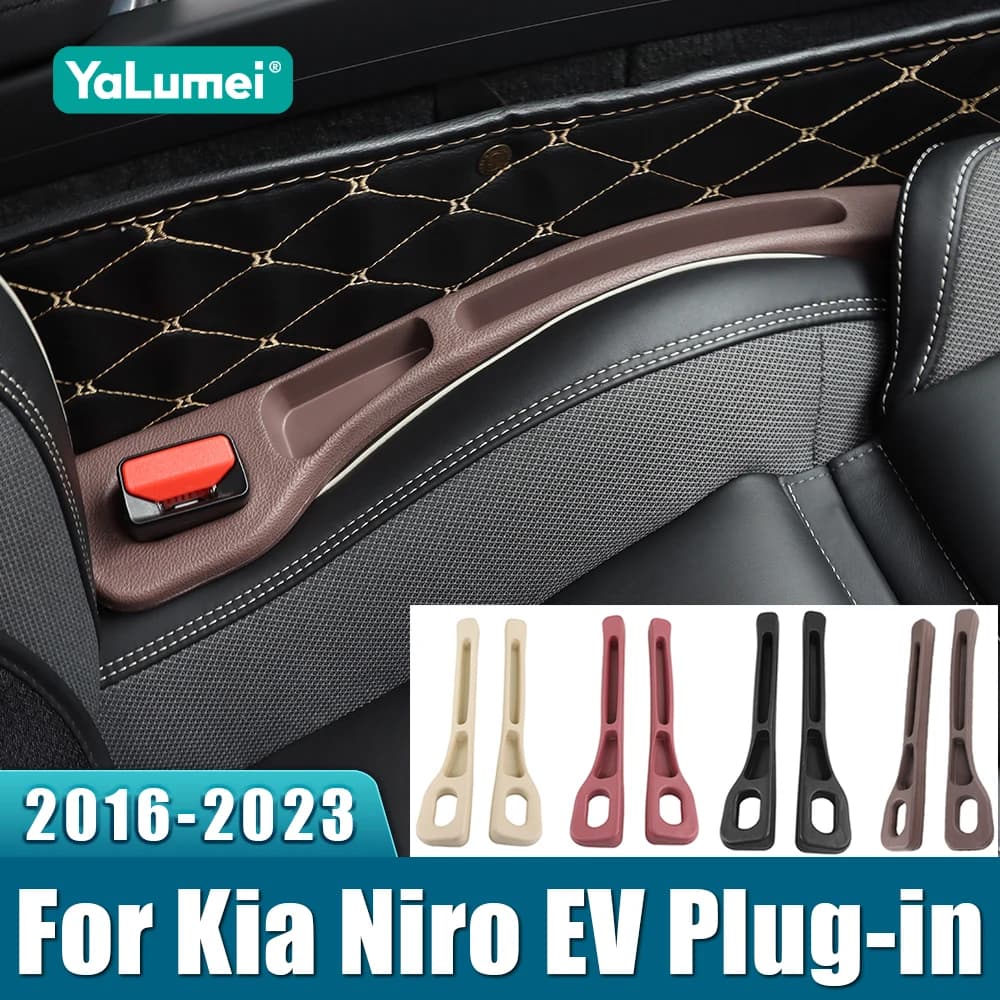 Per Kia Niro EV Plug-in 2016 2017 2018 2019 2020 2021 2022 2023 2PCS Seggiolino auto Strisce a prova di perdite Gap Cucitura laterale Riempitore di stoccaggio