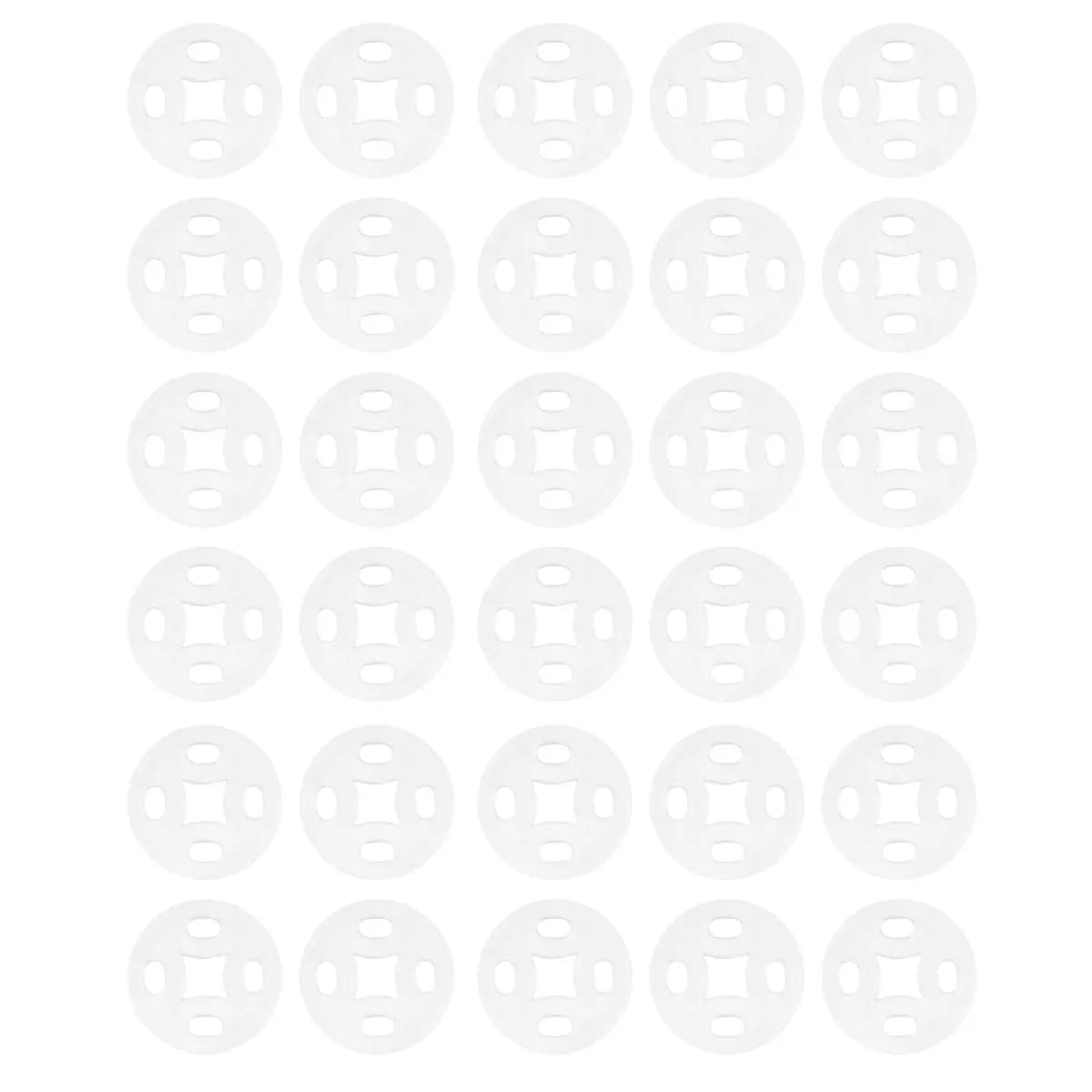 100Pcs Resin Coat Buttons Invisible Snaps Clear Press Sewing Accessories Shirt Buttons for Jackets Windbreakers