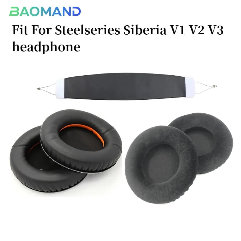 Replacement Foam Earrings Liner for Headphone Cushion Steelseries Siberia V1 V2 V3
