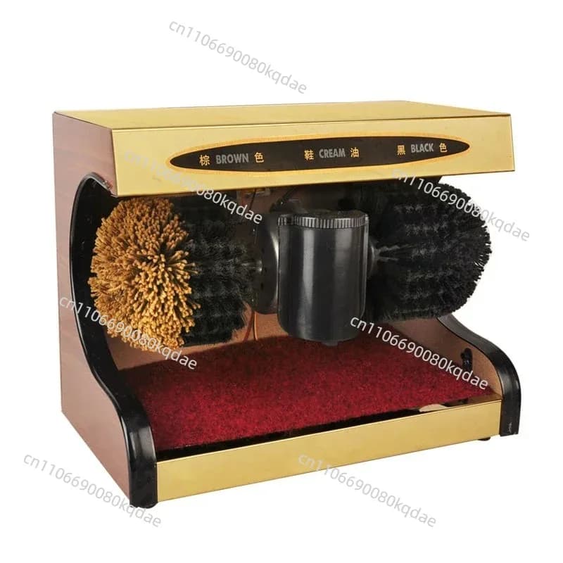 Fully Automatic Household Electric Shoe Polisher with Automatic Induction Function Rotating Cleaning Brush Suitable for Hotels