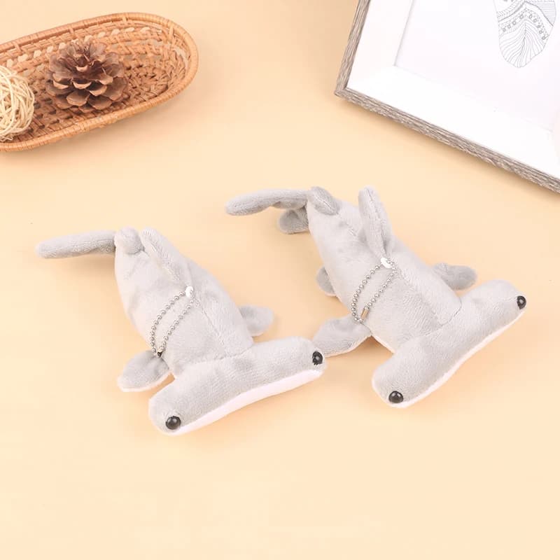 Portachiavi animale di peluche morbido giocattolo squalo martello da 18 cm per regali di compleanno regalo bambola per bambini