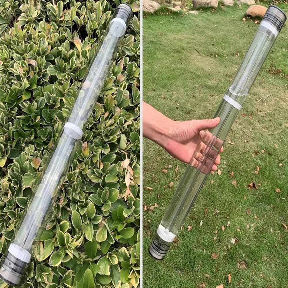 Contenitore per Galleggianti da Pesca, Tubo Trasparente per Conservazione Canne da Pesca e Galleggianti, Tubo per Pellet Waggler, Accessorio per Attrezzatura da Pesca