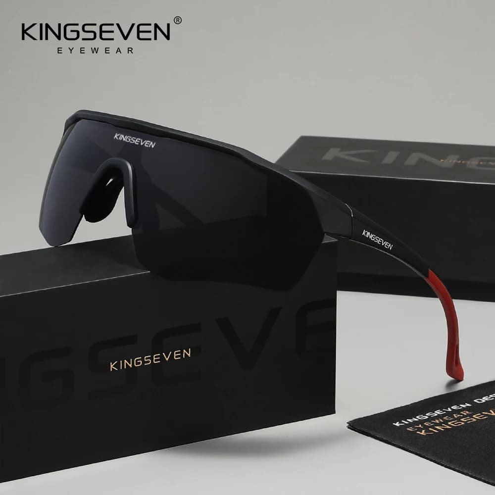 KINGSEVEN Viral Trend Unisex Cycling Goggle Polarized UV400 UV Blocking Lenses Protective Sports Eyewear