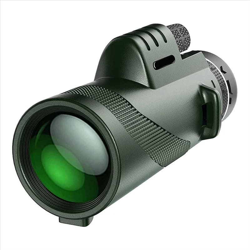 80X100 Portable Zoom Folding Remote Mini Powerful Telescope Suitable For Hunting, Sports Outdoor Camping And Travel