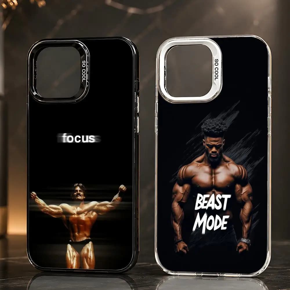 Chris Bumstead Bodybuilder Phone Case Eco Friendly TPU Gradient Phone Case For iPhone 11 12 13 14 15 16 17 Pro Pro Max