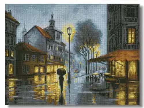 Il Autunno Crepuscolare Modelli kit Da Cucire 18CT 14CT Non Stampato Punto Croce Kit Ricamo Arte FAI DA TE Fatti A Mano Cucito Decorazioni Per La Casa