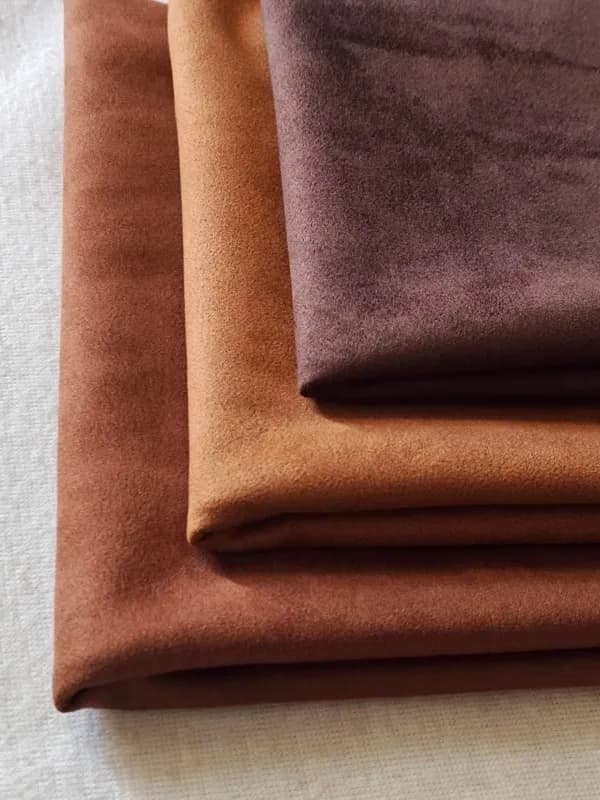 Tessuto in Camoscio Marrone per Fai da Te, Abbigliamento Artigianale, Fodere per Cuscini, Rivestimenti per Divani, Tessuto Morbido con Texture Vellutata, Nuova Decorazione per la Casa in Stile Cinese