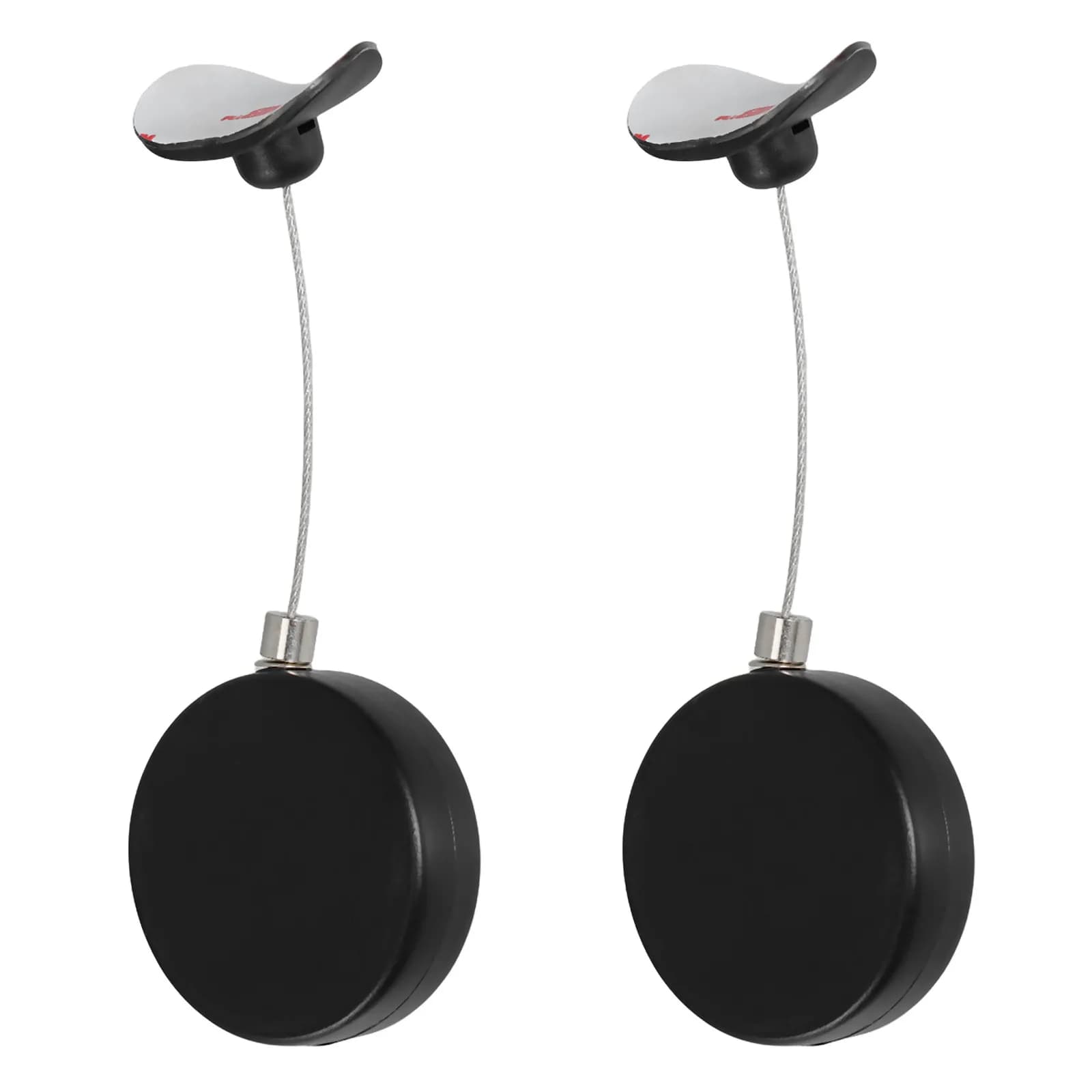 2 Pezzi Lucchetto a Cavo in Acciaio Retrattile per Telecomando TV, Tablet, Protezione Antifurto, Sicurezza Showroom, Bagagli, Moto, Viaggi all'Aperto