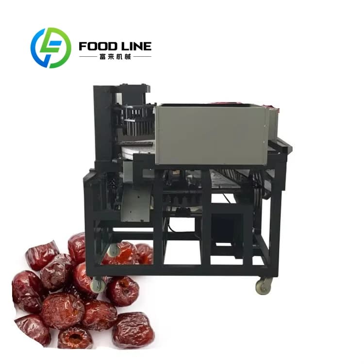 Date elettriche Arabia Saudita Pitter di frutta secca Date di palma Attrezzatura per la lavorazione della data Rimozione della macchina per semi