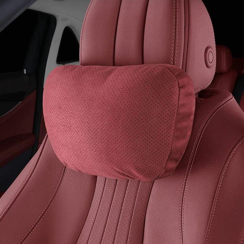 Cuscino Poggiatesta Traspirante per Auto con Fori per Audi, Porsche, Benz Classe S, Supporto Lombare per Sedile Auto, Accessori Automobilistici